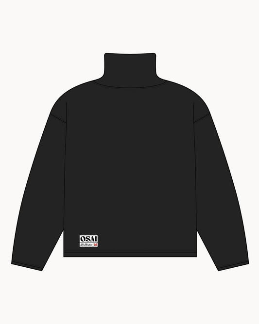 'By Any Means' Quarter Zip (Black) 1 OF 1
