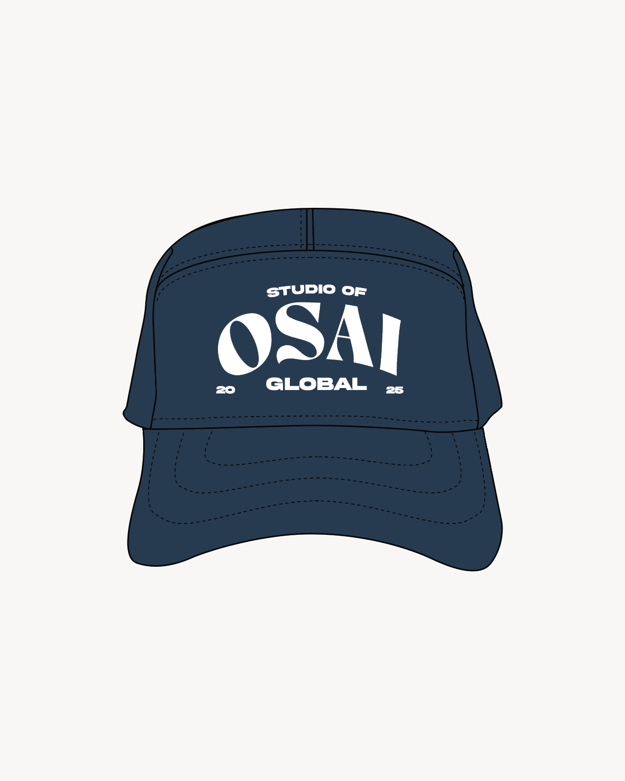 'Studio Of Osai' Corduroy Cap (Lazurite) - Osai Studios