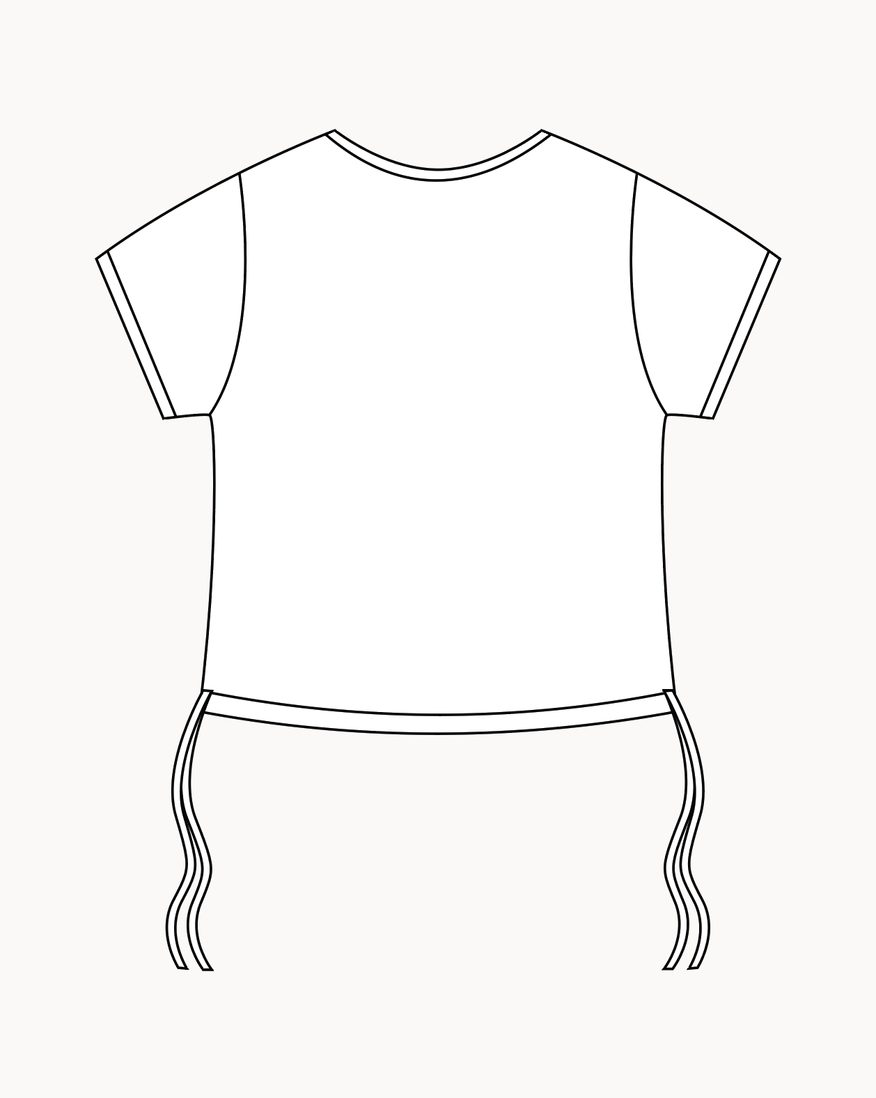 'Crisis Estate' Fitted Women's Ruched Crop Top (White) 1 OF 1