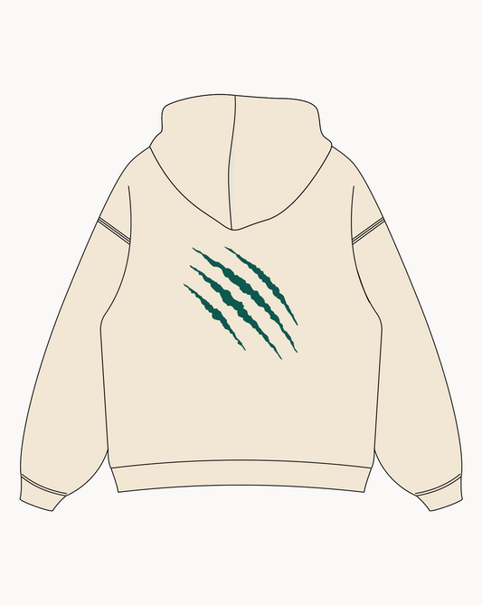 'Welcome To The Jungle' Hoodie (Beige) 1 OF 1